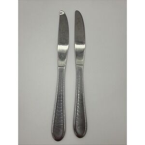 Lot‎ Of 2 Hampton Silversmiths Stainless Steel Butter Knives Replacement